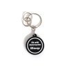 56 Design 56design Circle Logo Keychain Rubber (Black x White), multicolor (black / white)