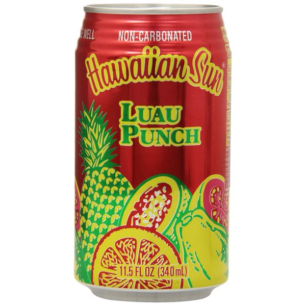 Hawaiian Sun Drink, Luau Punch, 11.5-Ounce (Pack of 24)