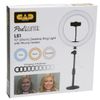 CAD LS1 Desktop Light Ring with Phone Holder. 10"