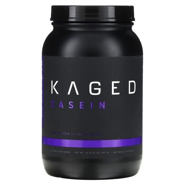 Kaged Casein Protein Vanilla Shake 2 lb (907 g), 1 Pack