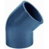 PVC Elbow Set of 10 45° 25 mm 2 x Adhesive Sleeve (10)