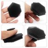 Facial Cleansing Brush Silicone Face Massager Brush Face Scrub Pads Black Soft Face Deep Exfoliating Scrubber Pad Bathroom Accessory