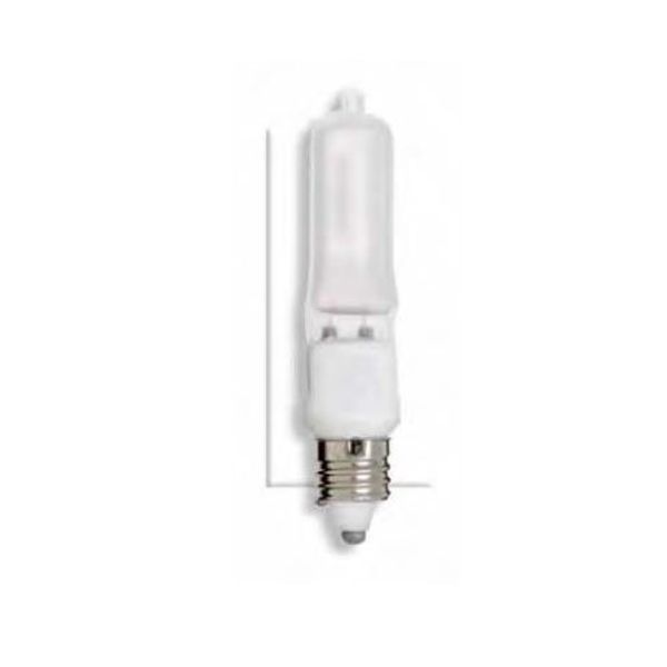 Satco S1916 100Q/F/JD 100-watt E11/T4 Mini Can Halogen Bulb, Frosted, 4-Pack