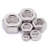 Glvaner M12-1.75mm (10 pcs) Thread Size Stainless Steel Hex Nuts Hexagon Nuts Plain Finish Full Thread