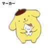 Pompompurin Golf Marker Sanrio Characters Licensed Product (Pompompurin (PPM002))
