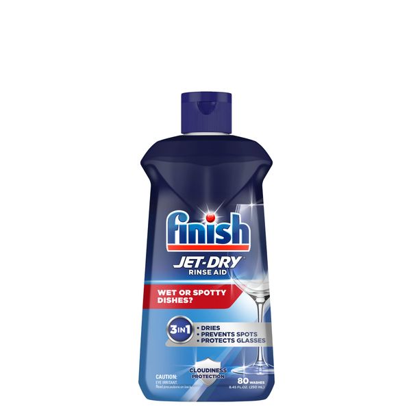 Finish Jet Dry Dishwasher Rinse Aid, 8.45 Ounce