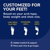 Dr. Scholl’s Custom Fit Orthotics 3/4 Length Arch Support Shoe Inserts - Plantar Fasciitis Relief Insoles for Men and Women, Immediate All-Day Total Lower Body Pain Relief, FSA HSA Eligible, CF430