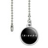 GRAPHICS & MORE Friends Logo White Ceiling Fan and Light Pull Chain