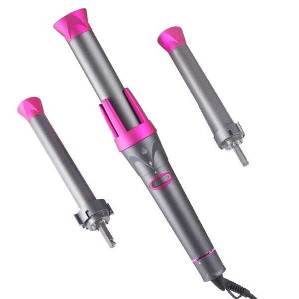 AIKO PRO 3 in 1 Auto Rotating Hair Curler Curling Wand Roller Instant Heat-Up