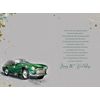 Cherry Orchard Son 70th Birthday Card, from Grace Range, complete with Gold Envelope