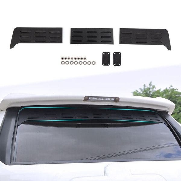 5PCS Black Rear Tailgate Louver Vent Panels Covers for 4Runner 2010+ Accessories