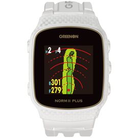 GreenOn The Golf Watch Norm II Plus *Michibiki L1S Compatible Color LCD THE  GOLF WATCH NORM II Plus (White)