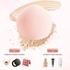 3Pcs Marshmallow Sponge Makeup Set Ultra Soft Makeup Sponge Pink Beauty Blenders Latex Free Concealer Blender Makeup Foundation Sponge Makeup Egg with Brush for Liquid Foundation Powder Cream