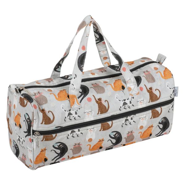 Hobby Gift Knitting Needle Project Storage Bag, Cats