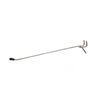 2 x Single Hooks for (1") 25MM PEGBOARD Display Hanger (6") 150MM