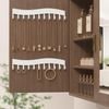 Josmimic Necklace Holder Wall Organizer (White)