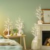 Home Decorations Light up White Birch Tree Indoor Christmas Decor, 4 Pack Bat...