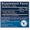 Natural Caffeine Enhances Energy, Focus & Stamina - 200 MG (100 Tablets)