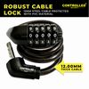 High-Security Bicycle Chain Lock - Durable Anti-Theft Cycle Lock with Easy-to-Use 5-Digit Code - Ideal for E-Bikes, Scooters & Prams