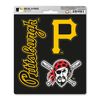 FANMATS 39346 Pittsburgh Pirates Decal 3-pk