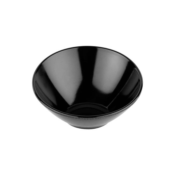GET Slanted Angled Salad Bowl,5.5 Ounce, Black
