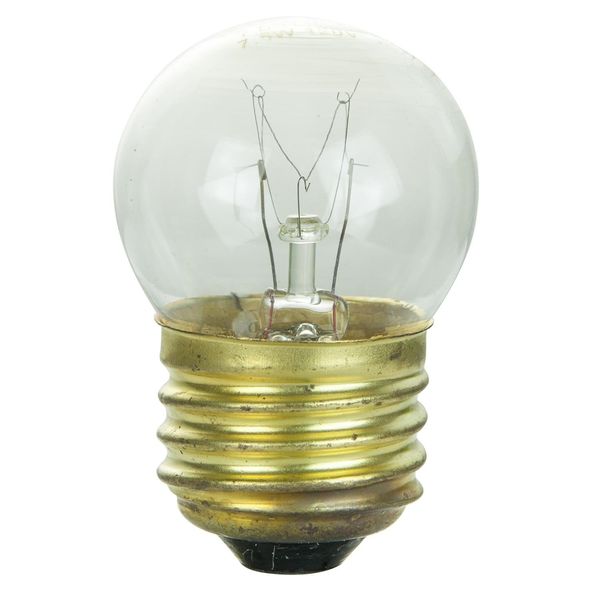 Sunlite 7.5S11/CL Incandescent 7.5-Watt, Medium Based, S11 Indicator Bulb, Clear