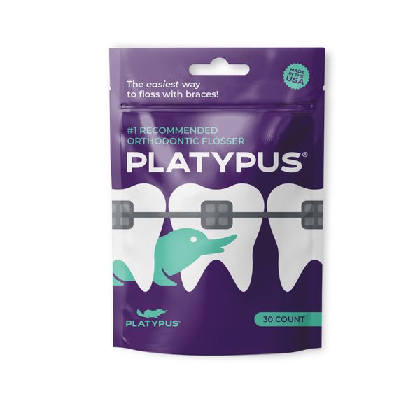 Platypus Orthodontic Flosser (PLA), Pack of 30