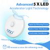 EZGO Teeth Whitening LED Accelerator Lights, 5 X LED Light Whiten Teeth Faster, Works with Tooth Whitening Gel, Whitening Trays or White Strips