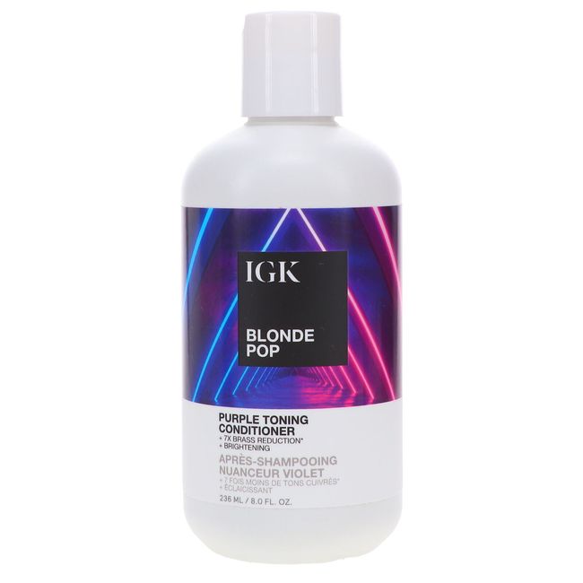 IGK Blonde Pop Purple Toning Conditioner 8 oz