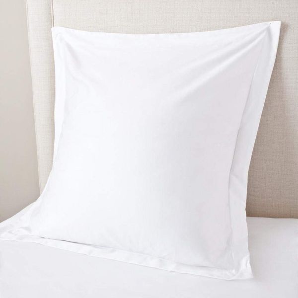 European Square Pillow Shams Set Of 2 Pillowcase Euro Shams 28X28 White Pillow Covers Premium 600 TC European Pillow Shams 100% Soft Egyptian Cotton Gorgeous Euro Size Decorative Pillow Cover/Cases