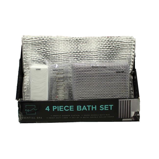Essential Spa 4 Piece Bath Set Snow