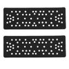 ECSiNG 2Pcs 62 Hole Interface Pad Replacement Compatible with Mirka Rectangular Protective Mat Adhesive Discs for Pneumatic Electric Self-Suction Polishing Machine and Sander