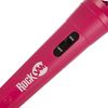 RockJam Karaoke Microphone Wired Unidirectional Dynamic Microphone with Three Metre Cord - Pink