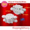 2 Pieces 1/4-1/4 Auto Shut Off Valve Quick Connect Push In Water Filter System