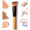 Cosmetic Brush Set with Wood Handles for Smooth Application