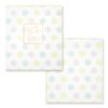 Midori 33247006 Colored Paper with Seal, Translucent, Bifold with Dot Pattern
