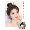 SATPULOT Bun Wig Scrunchie Wig Women's Volume Kimono Yukata Everyday Use Volume Increase Hair Ornament Japanese Dress Chignon Hair Ornament Fashionable Popular Coming-of-Age Ceremony Graduation Ceremony Easy to Wear Natural Feel (Direct Dark Brown)