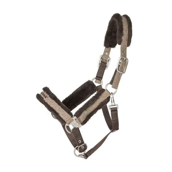 Back on Track Haze Collection Headcollar Full Brown or Grey