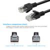 RIIEYOCA Cat6 Ethernet Patch Cable 0.5ft,High Speed Internet Network Cable LAN Patch Cables with Rj45 Connectors for Router, Modem,Switch, Server, Black, 4 Pack