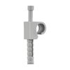 REV Cable Clips, Pack of 25 Dowel Clamps Cable Clamps 9-12 mm Grey