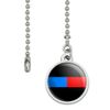 GRAPHICS & MORE Thin Blue Red Line Firefighter Police Emergency Response Ceiling Fan and Light Pull Chain