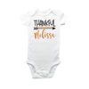 Thankful Customized name Bodysuit