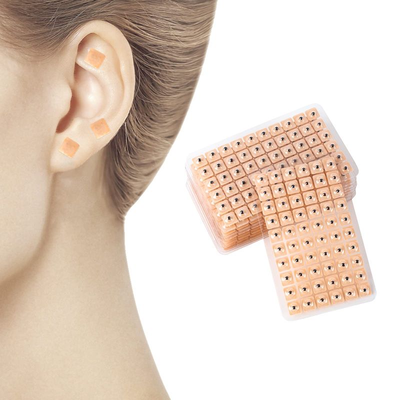 AWAVM 10 Sheets of 600 Ear Acupoint Stickers Disposable Ear Acupoint ...