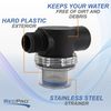 RecPro RV Replacement Water Pump Strainer | 1/2 Twist-On Pipe Strainer | Compatible Pumps