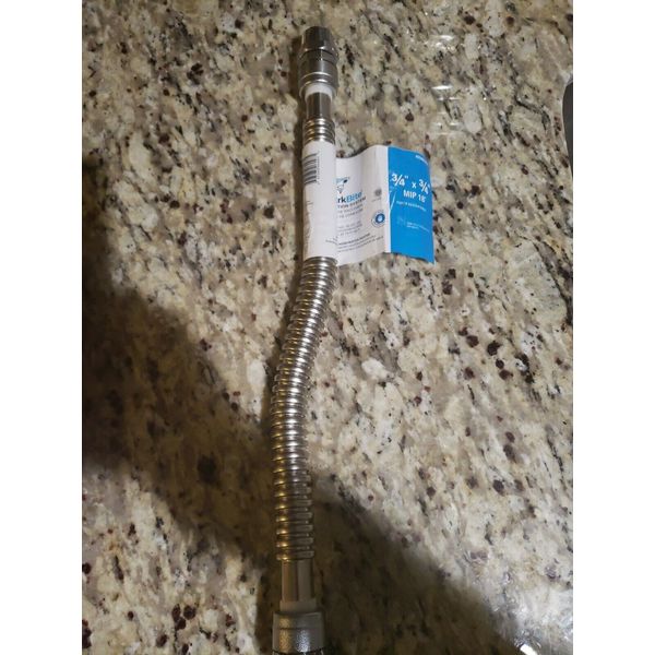 Sharkbite Connection System 3/4" x 3/4" MIP 18" Water Heater Connector