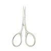 Yutoner Men Beard Scissors Stainless Steel Mustache Trimming Shear Kit Mustache Beard Scissors for Facial Body (Blue)