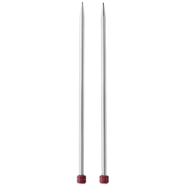 KnitPro KP10285 Nova Metal Knitting Needles Length 4mm x 15cm, Silver