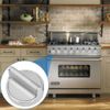 5 Pack W10594481 Stove Knobs Stainless Steel Knobs Replacements for Whirlpool