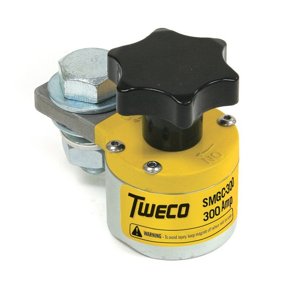 Tweco 9255-1061 Switchable Magnetic Ground Welding Clamp, 300-Amp