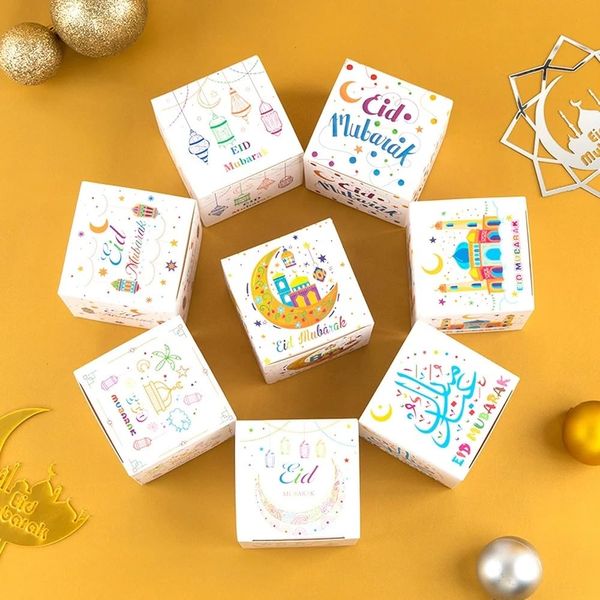 10 Pcs Favour Boxes Quality Eid Favours, Eid Boxes, Eid Treat Boxes, Eid Candy Boxes, Eid Gift Boxes, Decorations UK.